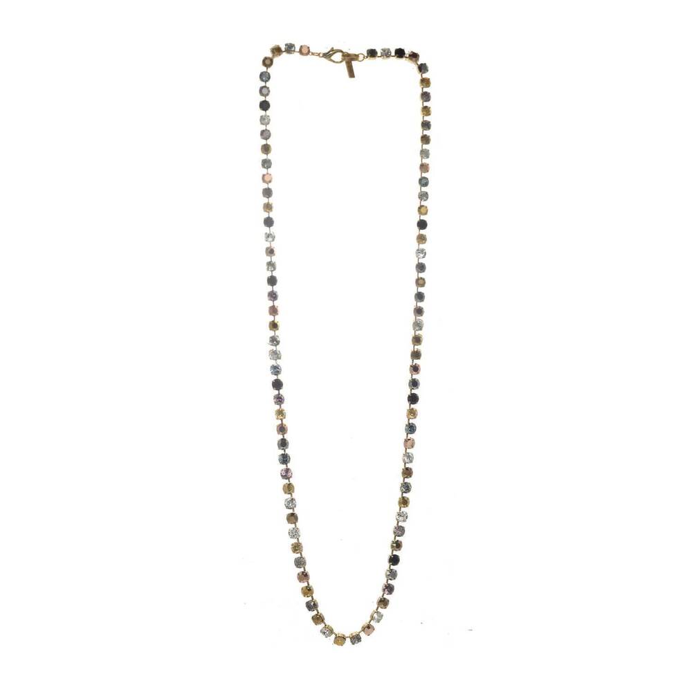 NEW TOVA vanessa necklace in antique gold with mixed metal